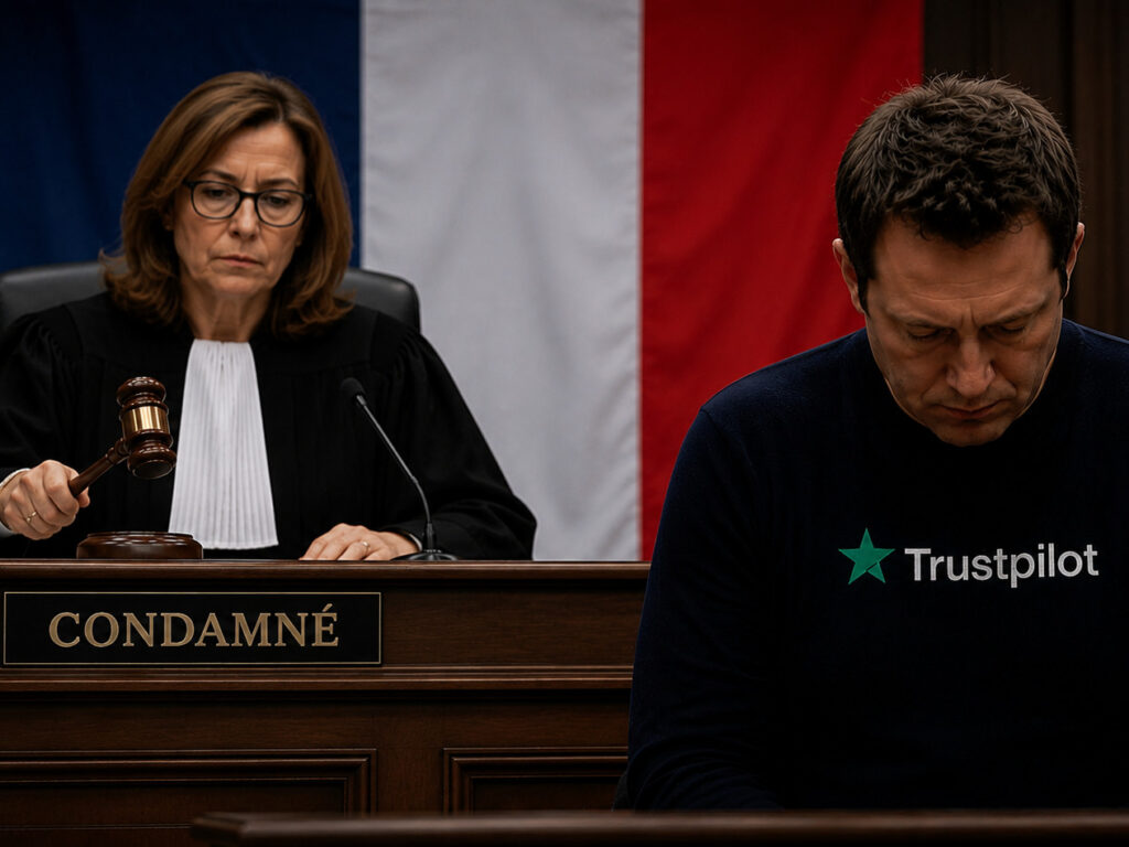 Condemnation TrustPilot France